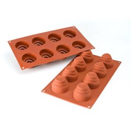 Forma Silicon Flu O 5.5 x H 4.3 cm, 8 cavitati (SF113)