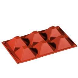 Forma Silicon Piramida 7.1x7.1xh4 cm, 6 cavitati