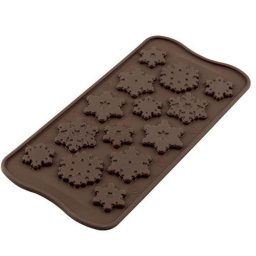 Forma Silicon pentru Praline si Ciocolata Silikomart Frozen O 3.5 x H 0.4 cm, 3 ml, 13 cavitati (SCG40)