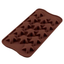 Forma Silicon pentru Praline si Ciocolata Silikomart Stea O 3.4 x H 1.5 cm, 5.6 ml, 15 cavitati (SCG42)