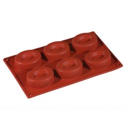 Forma Silicon Savarin Oval 8x6xh2.5 cm, 6 cavitati