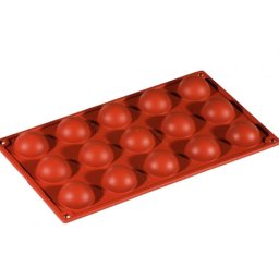 Forma Silicon Semisfere O4xh2 cm, 15 cavitati