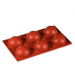 Forma Silicon Semisfere O7 x h3.5 cm , 6 cavitati