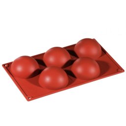 Forma Silicon Semisfere O8xh4 cm, 5 cavitati