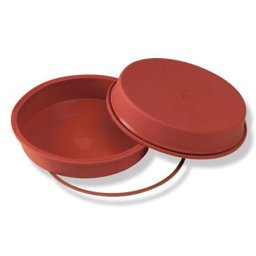 Forma Silicon Tarta Blat, margine dreapta O24xH4.2 cm, cu Inel