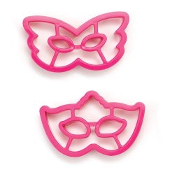 Masti Carnaval - Decupatoare Plastic O 11 x H 2.2 cm, Set 2 Buc