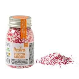 Perle Zahar Colormix O 1.5 mm - Alb si Rosu, 100 g