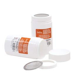 Presarator Produse Pudra cu Sita Fina, Material Plastic si Inox, O 6 x H 11 cm