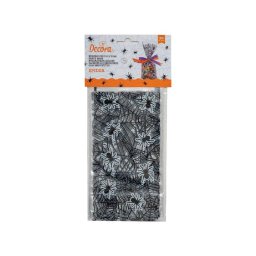 Pungi S cu Baza, Celofan cu Model Spider, 12.5 x 3 x H 24 cm, Set 20 Buc