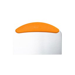 Racleta Nivelare Tort cu Maner din Plastic si Lama Inox Dreapta, 22.5x11 cm