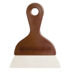 Rascheta Inox cu Maner Plastic, Lama 16 x 4 cm, H 20 cm