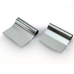 Rascheta Inox cu Maner Rotund, L 12 x H 11 cm