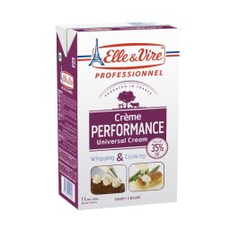Smantana UHT pentru Frisca si Gatit, Performance Universal, 35%, Elle Vire, 1L