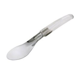 Spatula Inox Inghetata L26 cm Maner Transparent