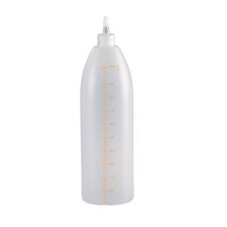Flacon gadat 1000 ml Dozare Lichide si Plating, Plastic Semitransparent
