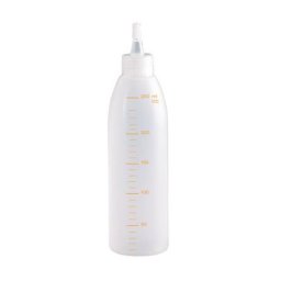 Flacon gadat 250 ml Dozare Lichide si Plating, Plastic Semitransparent