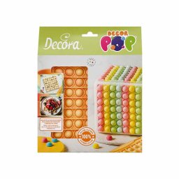 Forma Silicon DecorPop Semisfere O 1.6 cm Patrat 13.8 x 13.8 cm