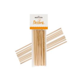 Betisoare Lemn CakePops LolliPops, O 0.6 x L 16 cm, Set 12 Buc