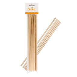 Betisoare Lemn CakePops LolliPops, O 0.6 x L 30 cm, Set 12 Buc