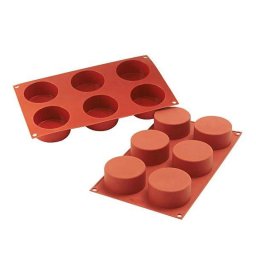 Forma Silicon Cilindru O7 x H 3.5 cm, 6 cavitati (SF127)