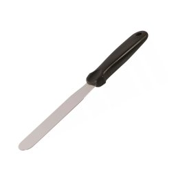 Spatula Nivelare Dreapta din Inox cu Maner Plastic, Lama L 10 x 3.2 cm