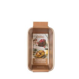 Tava Chec Cozonac Roz Vintage 18.5 x 11.5 x H 6.5 cm, Aluminiu Antiaderent