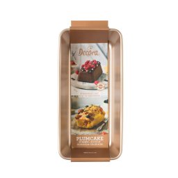 Tava Chec Cozonac Roz Vintage 29.5 x 14.8 x H 6.5 cm, Aluminiu Antiaderent