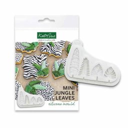 Mulaj Silicon Frunze Exotice Jungla, 4 Subiecte O 2.5 - 4.8 cm