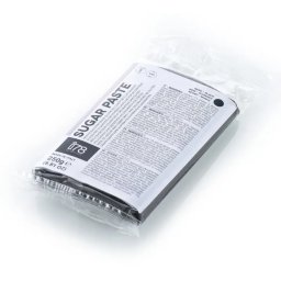 Pasta de Zahar Negru fara Gluten pentru Acoperire si Decoruri, 250 g, Silikomart