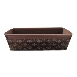 Tavita mini Chec din Carton Termorezistent, 15 x 65 x H5 cm, Set 5 Buc