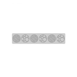 Banda Silicon Bulgare de Zapada (Snowball) O 6 x H 0.15 cm, 40 x 8 cm