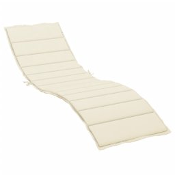 Perna de sezlong, crem, 200x50x3 cm, textil oxford GartenMobel Dekor