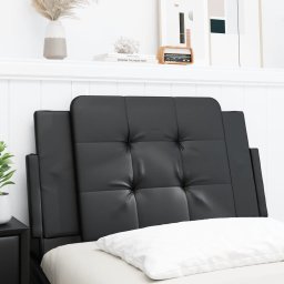 Perna pentru tablie pat, negru, 80 cm, piele artificiala GartenMobel Dekor
