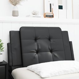 Perna pentru tablie pat, negru, 90 cm, piele artificiala GartenMobel Dekor