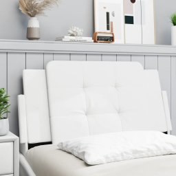Perna pentru tablie pat, alb, 100 cm, piele artificiala GartenMobel Dekor