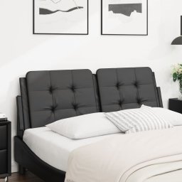 Perna pentru tablie pat, negru, 120 cm, piele artificiala GartenMobel Dekor