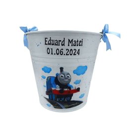 Galeata personalizata - Baita de a doua zi sau Mot/Turta, Locomotiva Thomas - FEIS405001