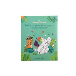 Planse preilustrate pentru pictura In jungla, Moulin Roty