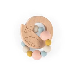 Jucarie bebe Inel de dentitie Lebada, Moulin Roty