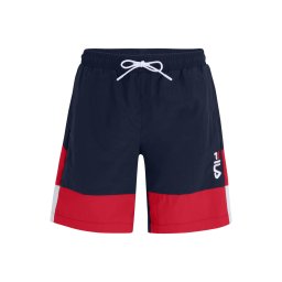 FILA Șorturi de baie 'SCIACCA' roșu / negru / alb