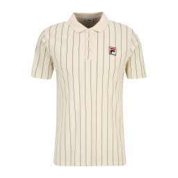 FILA Tricou 'LUCKENWALDE' crem / albastru închis / verde / roșu