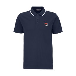 FILA Tricou 'LEITMERITZ' bleumarin / roșu / alb
