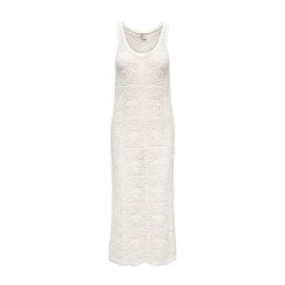 ONLY Rochie Onlbeach Life Sl Dress Knt 15323934 12-0601 TCX eggnog