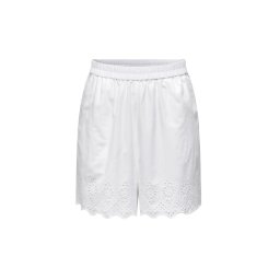 ONLY Bermude Onllou Life Emb Loose Wvn 15313167 11-0601 TCX bright white