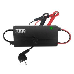 Încărcător cu deconectare automată pentru acumulatori AGM 12V, 10A, TED Electric TED003577