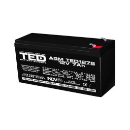 Acumulator AGM VRLA 12V 7Ah 149×49×95mm Terminal F2 TED Battery Expert Holland TED003195