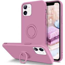 Husa iPhone 12 Pro Max 6.7 Ring Lila Mov
