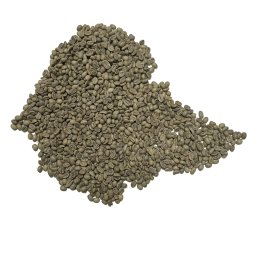 Fresso Etiopia Yirgacheffe cafea boabe verde de origine 250g