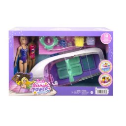 Set de joaca Barbie barca cu motor