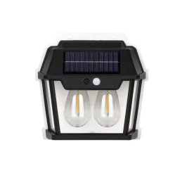 Lampa solara de perete HW 999-2W cu led inductie si senzor miscare